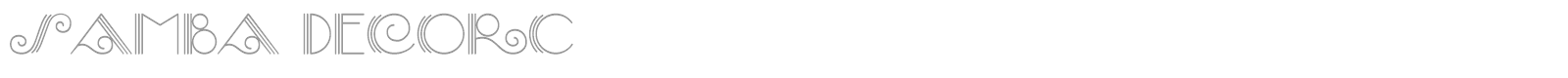 Samba DecorC font preview